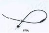 ASHIKA 131-05-570L Cable, parking brake